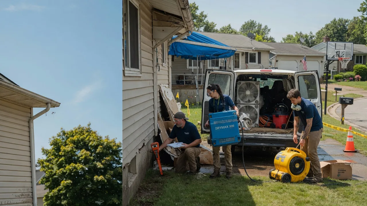 Ceiling Leak Cleanup in Berlin Center, OH near me